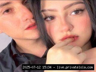 Two freshly linked souls in a sensual discovery ritual. She, golden skin at
