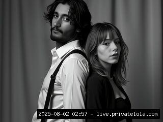 Real, intense couple. He’s tall, alternative, well-endowed. She’s a swe