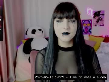 GOAL: Make me moan black #18 #goth #bigboobs #young #lovense